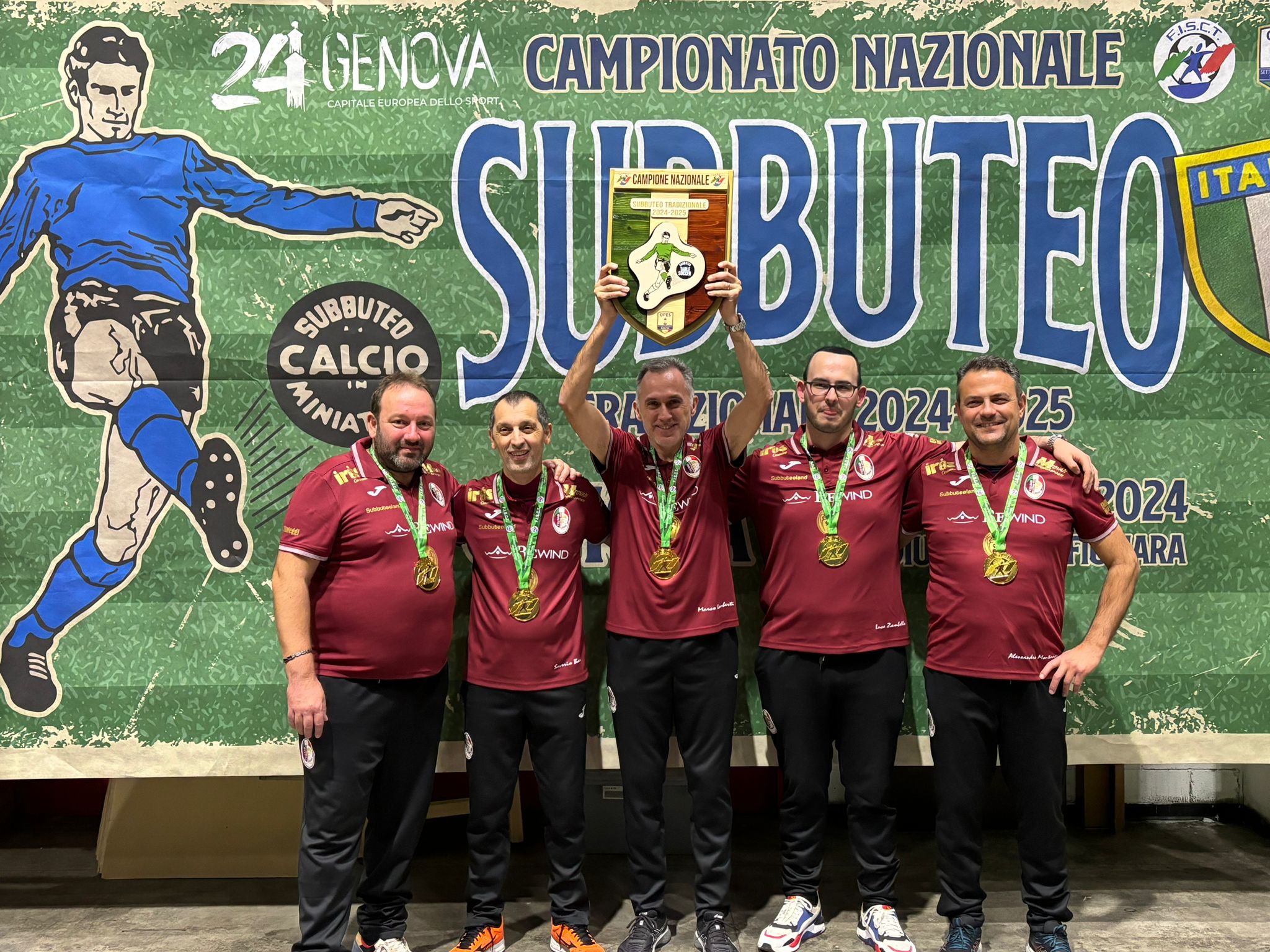 Genova: la F.lli Bari Reggio Emilia vince lo Scudetto di Subbuteo Tradizionale